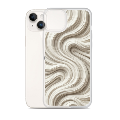 Minimal Flour Swirl Baking Clear Case for iPhone® Bags & Accessories > Phone Cases ZomaModa