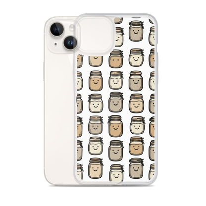 Cute Sourdough Starter Jars Clear Case for iPhone® Bags & Accessories > Phone Cases ZomaModa