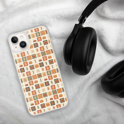 Retro Bread Stamp Clear Case for iPhone® Bags & Accessories > Phone Cases ZomaModa