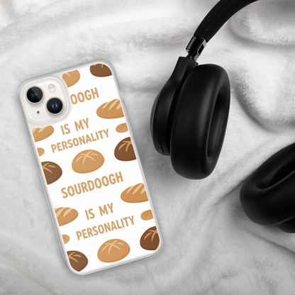 Sourdough Is My Personality Clear Case for iPhone® Bags & Accessories > Phone Cases ZomaModa
