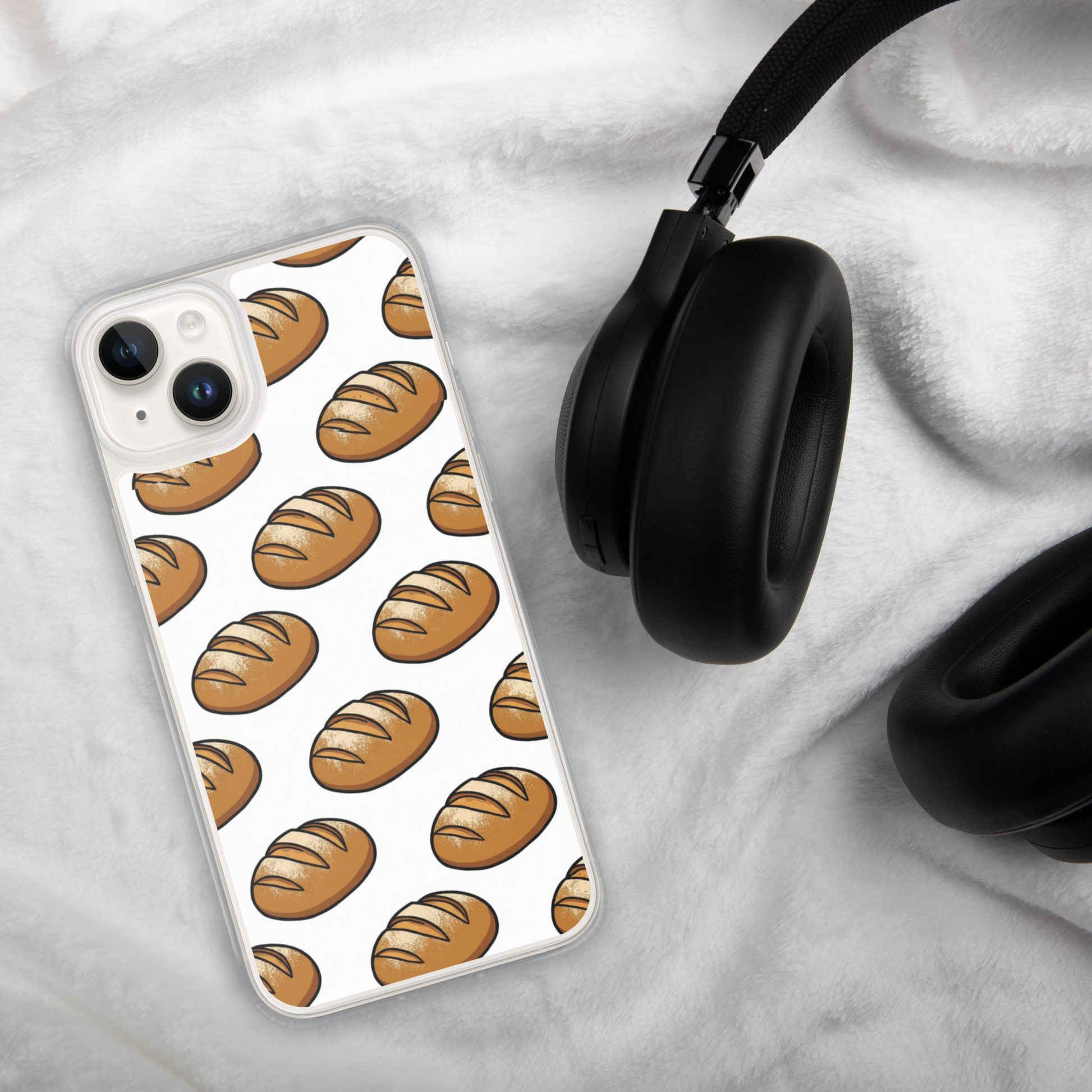 Floating Sourdough Loaves Pattern Clear Case for iPhone® Bags & Accessories > Phone Cases ZomaModa