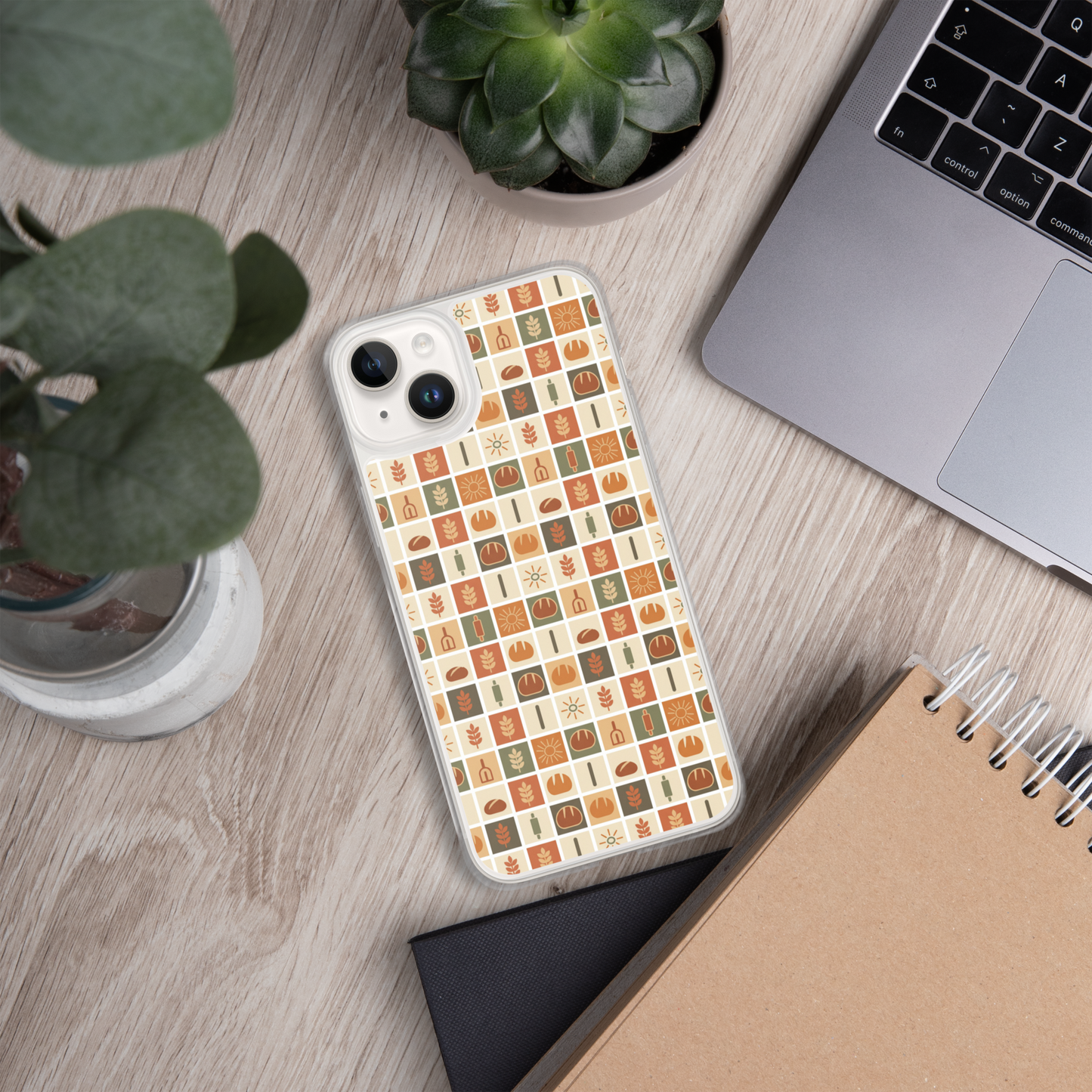 Retro Bread Stamp Clear Case for iPhone® Bags & Accessories > Phone Cases ZomaModa