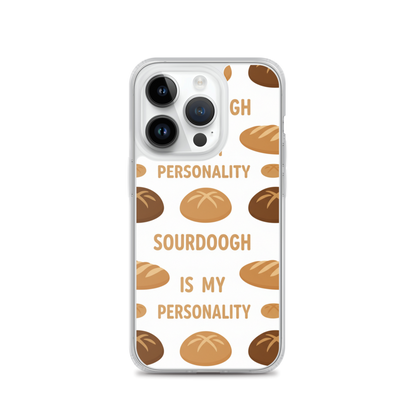 Sourdough Is My Personality Clear Case for iPhone® iPhone 14 Pro Bags & Accessories > Phone Cases ZomaModa