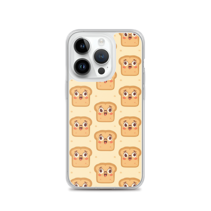 Funny Bread Faces Clear Case for iPhone® iPhone 14 Pro Bags & Accessories > Phone Cases ZomaModa