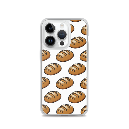 Floating Sourdough Loaves Pattern Clear Case for iPhone® iPhone 14 Pro Bags & Accessories > Phone Cases ZomaModa