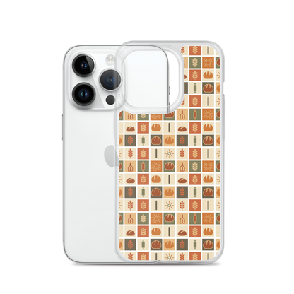 Retro Bread Stamp Clear Case for iPhone® Bags & Accessories > Phone Cases ZomaModa
