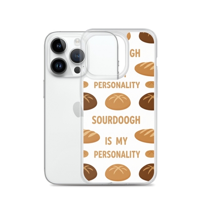 Sourdough Is My Personality Clear Case for iPhone® Bags & Accessories > Phone Cases ZomaModa