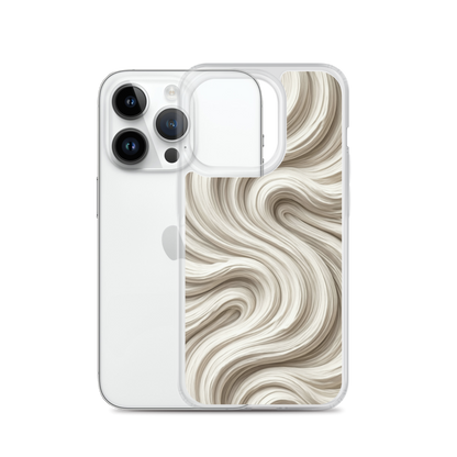Minimal Flour Swirl Baking Clear Case for iPhone® Bags & Accessories > Phone Cases ZomaModa
