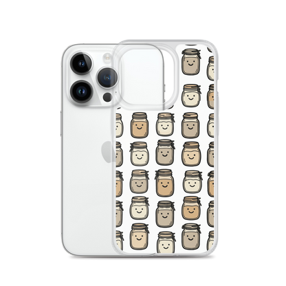 Cute Sourdough Starter Jars Clear Case for iPhone® Bags & Accessories > Phone Cases ZomaModa