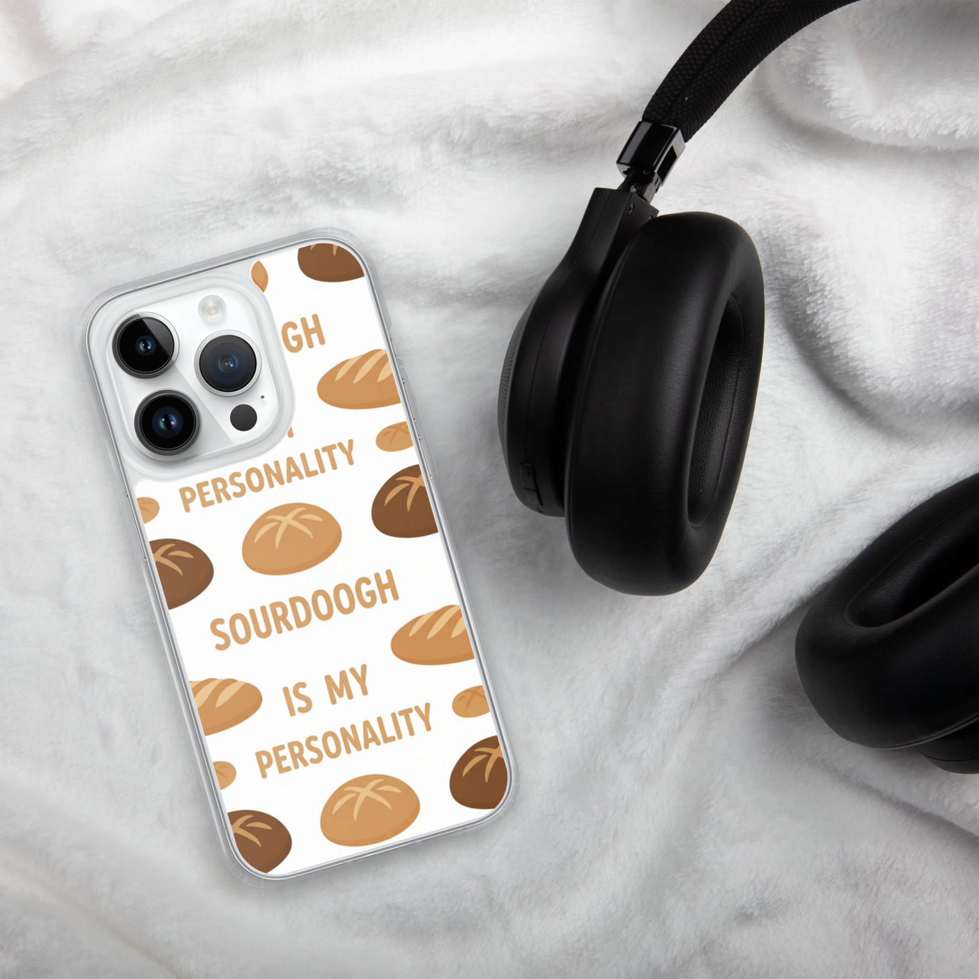 Sourdough Is My Personality Clear Case for iPhone® Bags & Accessories > Phone Cases ZomaModa