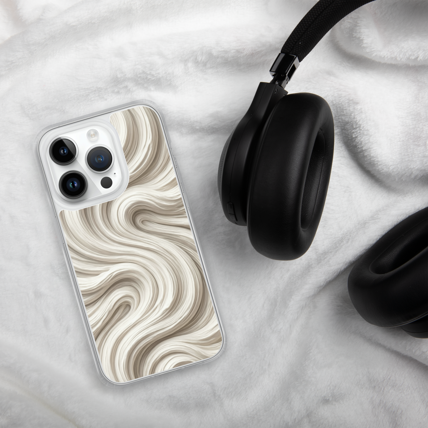 Minimal Flour Swirl Baking Clear Case for iPhone® Bags & Accessories > Phone Cases ZomaModa