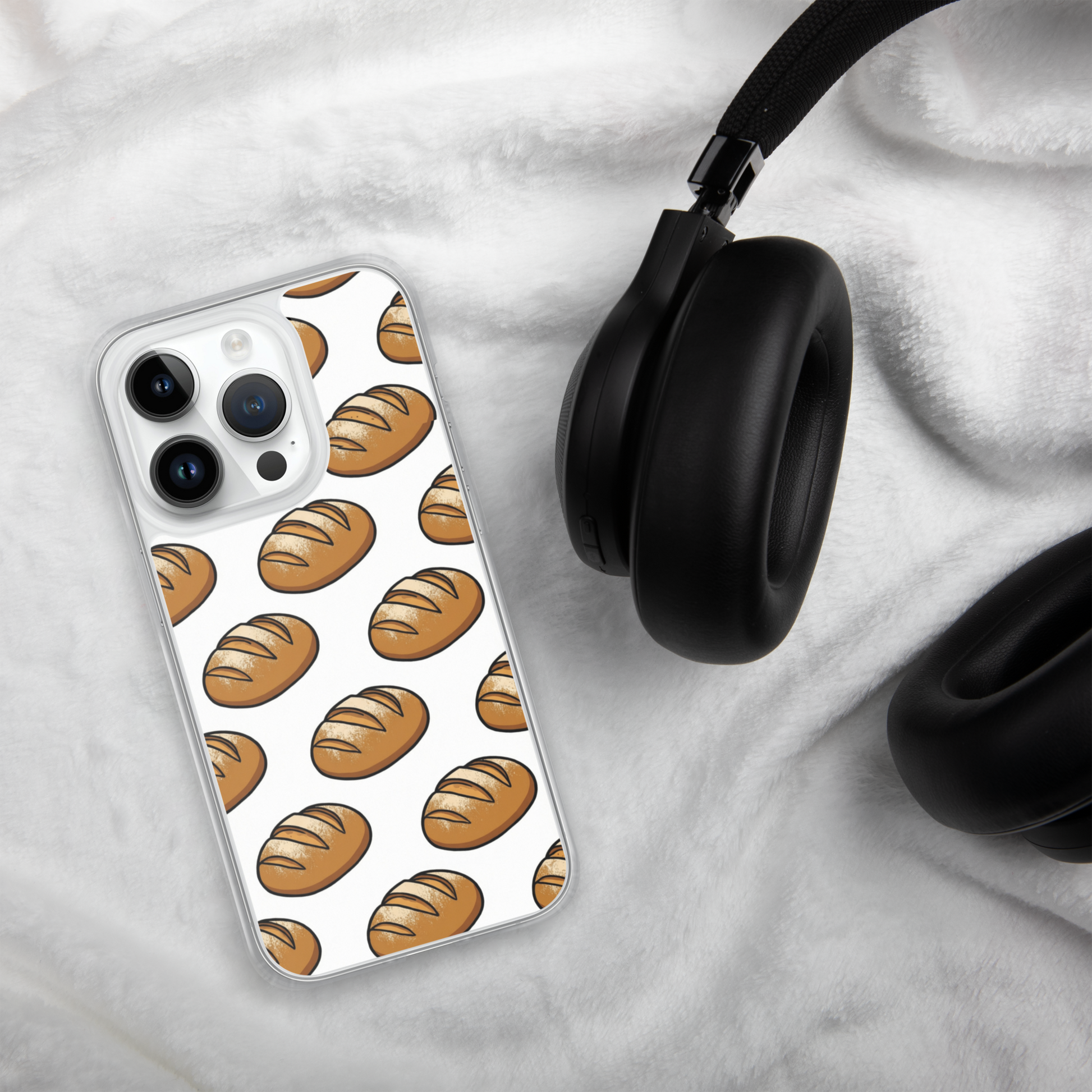 Floating Sourdough Loaves Pattern Clear Case for iPhone® Bags & Accessories > Phone Cases ZomaModa