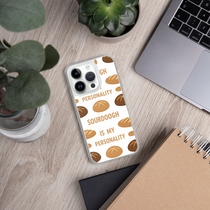 Sourdough Is My Personality Clear Case for iPhone® Bags & Accessories > Phone Cases ZomaModa