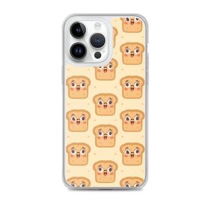 Funny Bread Faces Clear Case for iPhone® iPhone 14 Pro Max Bags & Accessories > Phone Cases ZomaModa