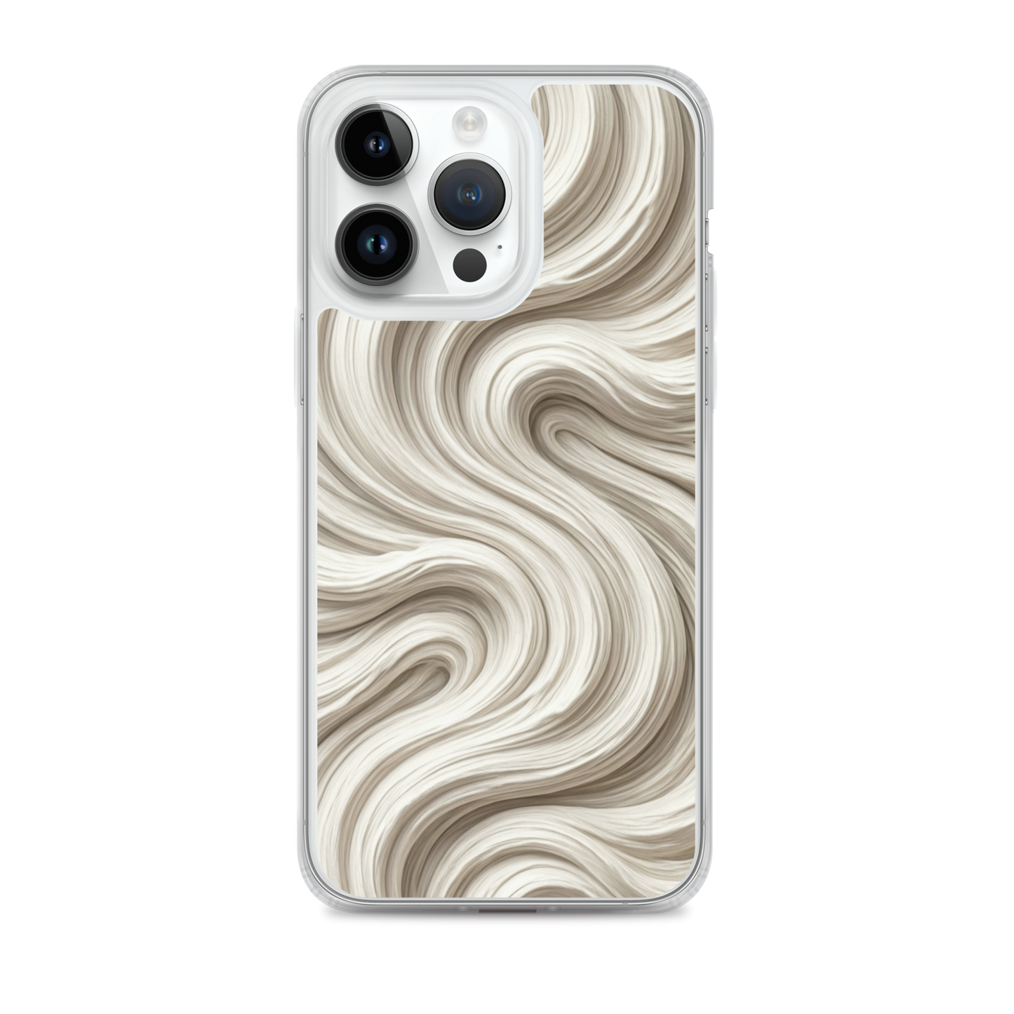 Minimal Flour Swirl Baking Clear Case for iPhone® iPhone 14 Pro Max Bags & Accessories > Phone Cases ZomaModa