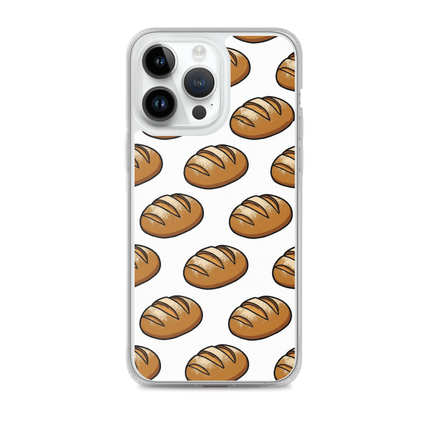 Floating Sourdough Loaves Pattern Clear Case for iPhone® iPhone 14 Pro Max Bags & Accessories > Phone Cases ZomaModa