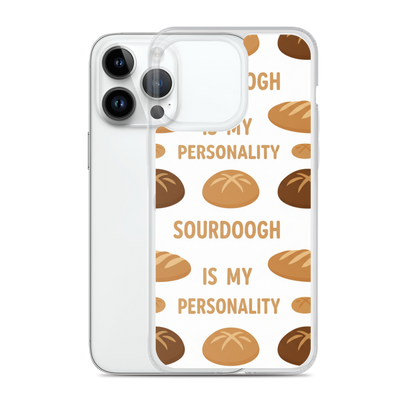 Sourdough Is My Personality Clear Case for iPhone® Bags & Accessories > Phone Cases ZomaModa