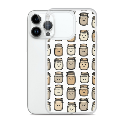 Cute Sourdough Starter Jars Clear Case for iPhone® Bags & Accessories > Phone Cases ZomaModa