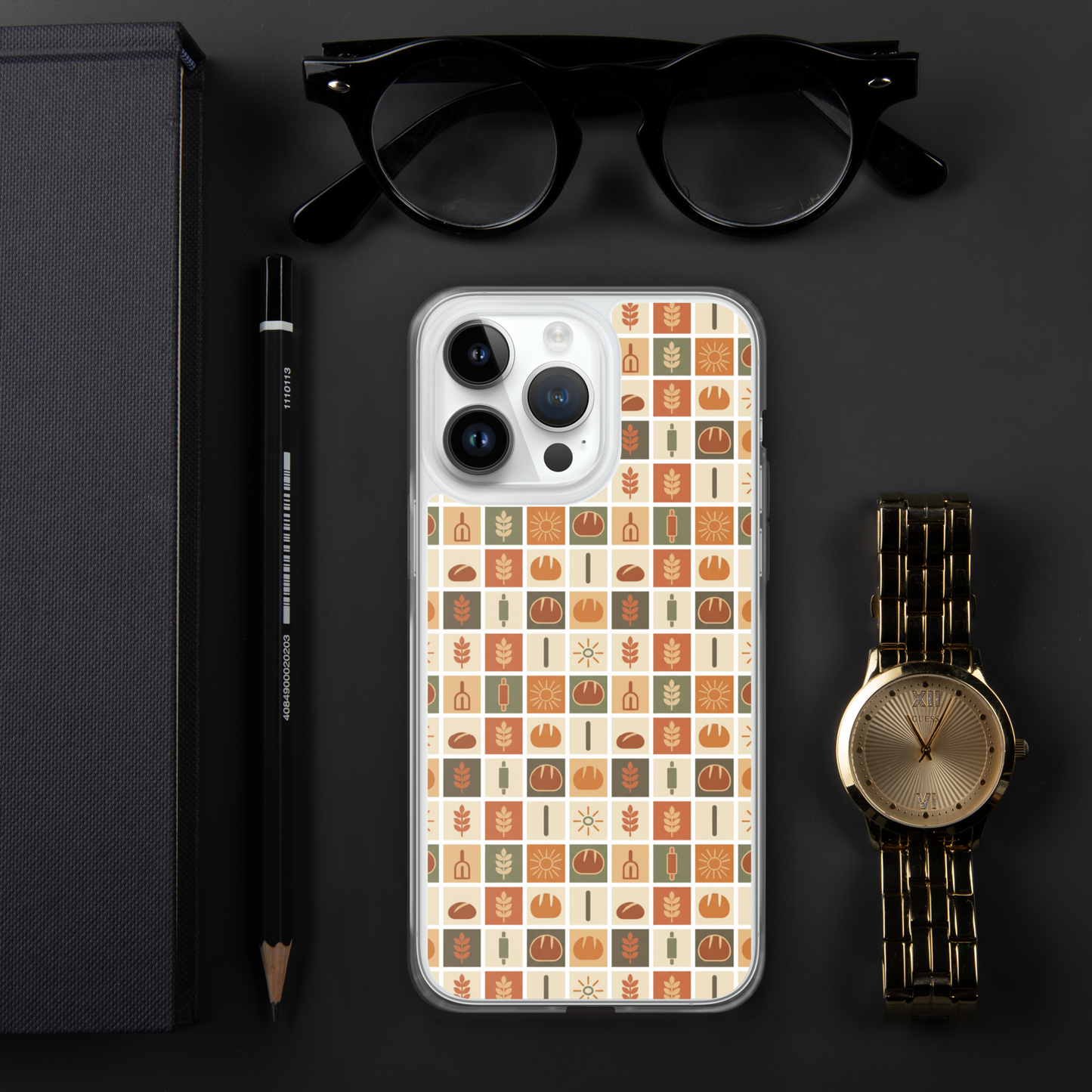 Retro Bread Stamp Clear Case for iPhone® Bags & Accessories > Phone Cases ZomaModa