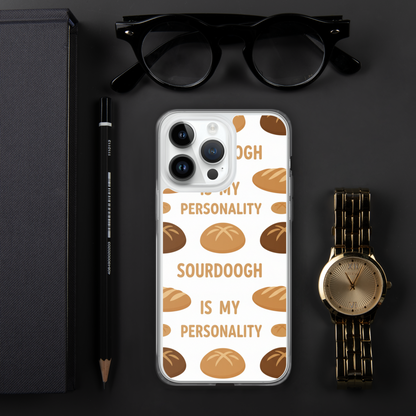 Sourdough Is My Personality Clear Case for iPhone® Bags & Accessories > Phone Cases ZomaModa