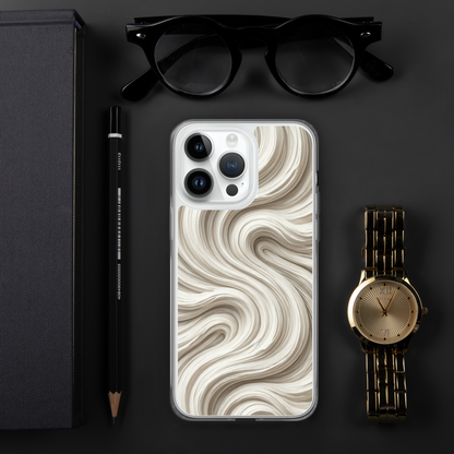 Minimal Flour Swirl Baking Clear Case for iPhone® Bags & Accessories > Phone Cases ZomaModa