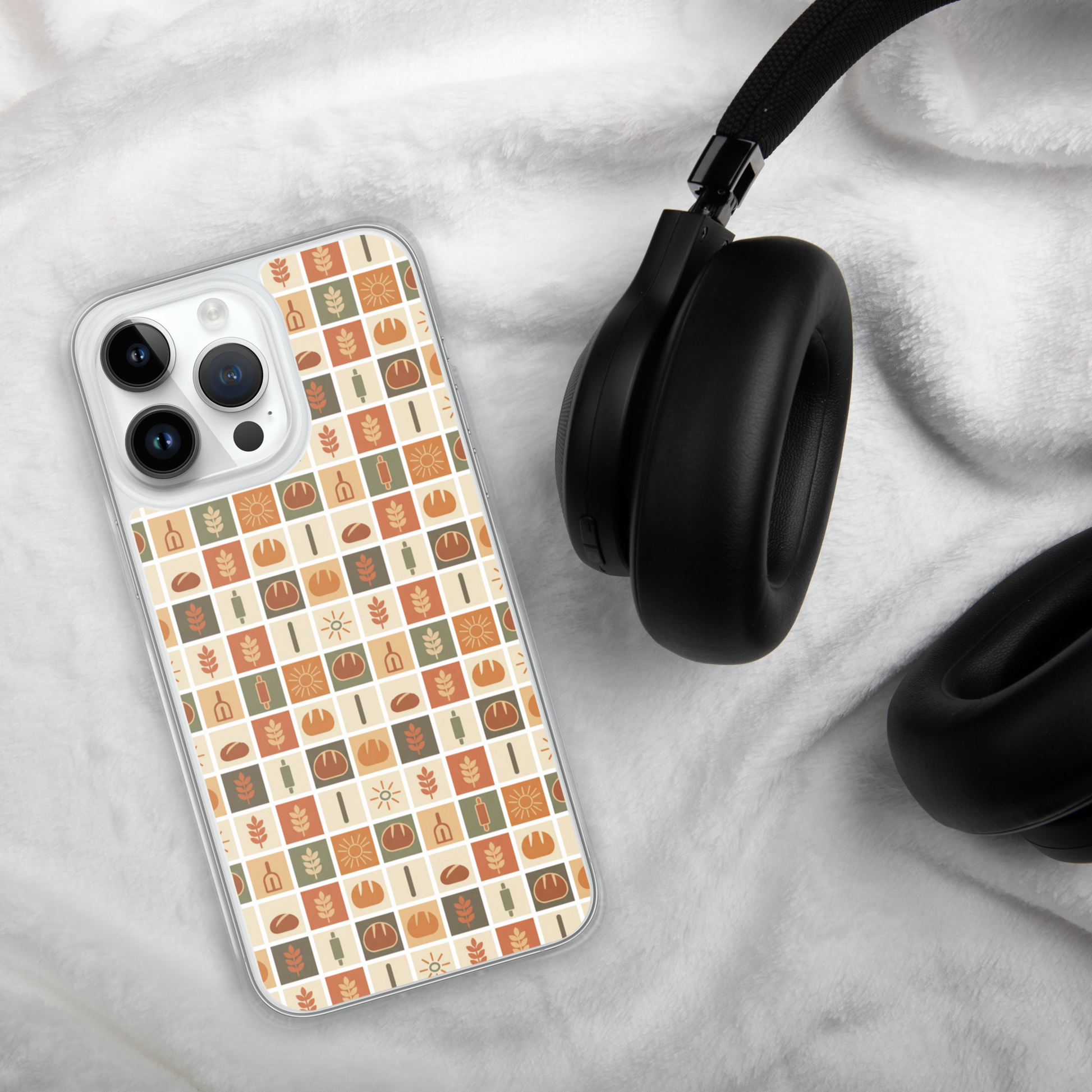 Retro Bread Stamp Clear Case for iPhone® Bags & Accessories > Phone Cases ZomaModa