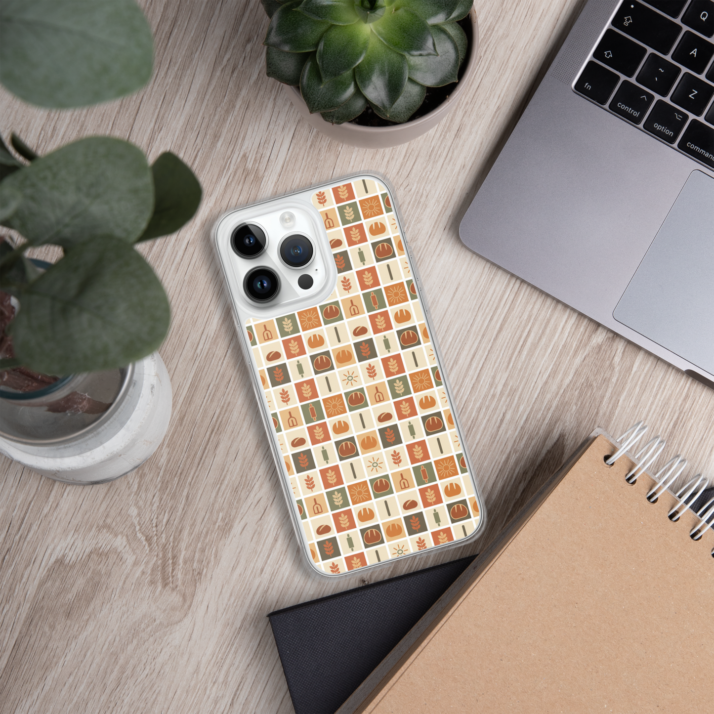 Retro Bread Stamp Clear Case for iPhone® Bags & Accessories > Phone Cases ZomaModa