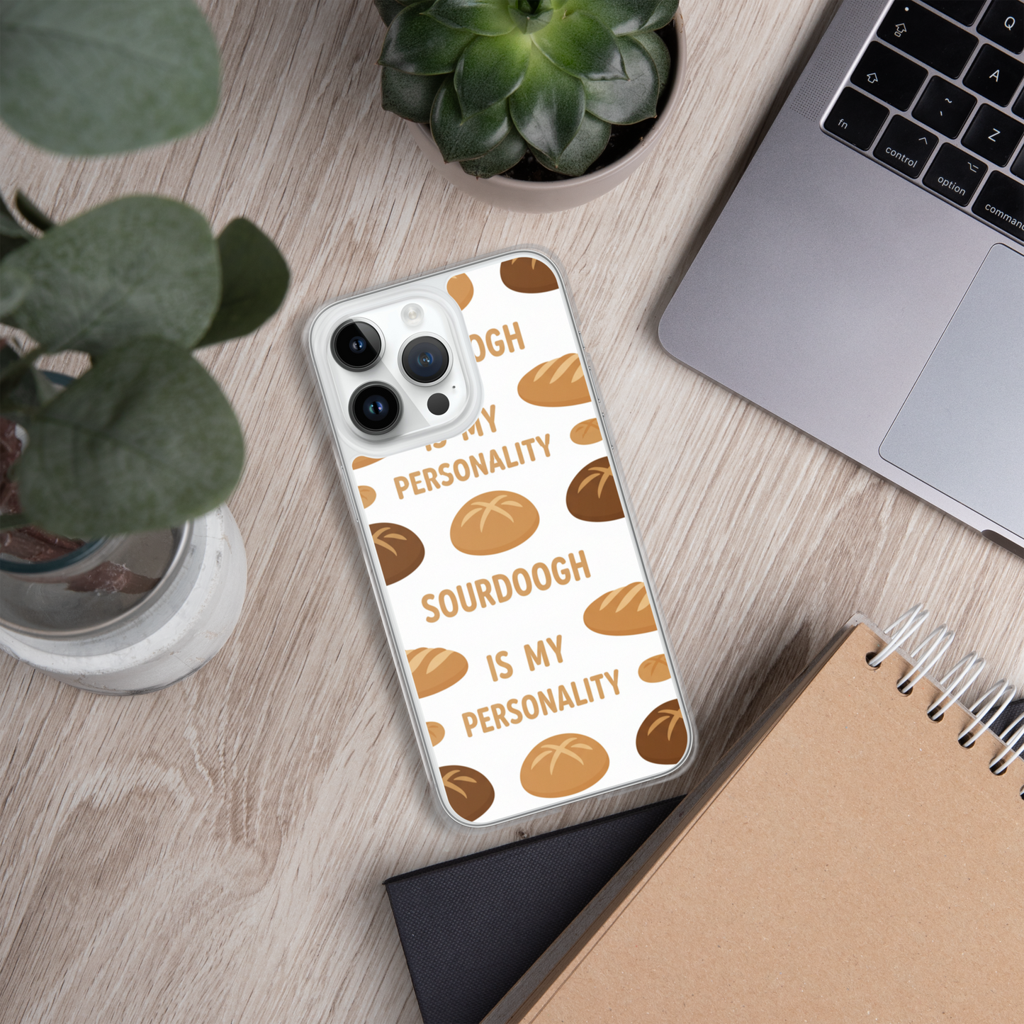 Sourdough Is My Personality Clear Case for iPhone® Bags & Accessories > Phone Cases ZomaModa