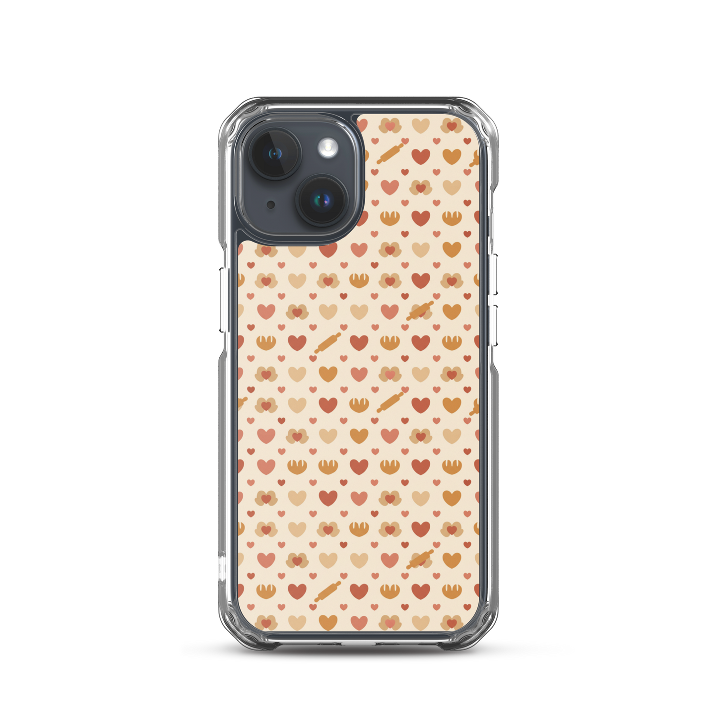 Tiny Hands Big Bakes Clear Case for iPhone® iPhone 15 Bags & Accessories > Phone Cases ZomaModa
