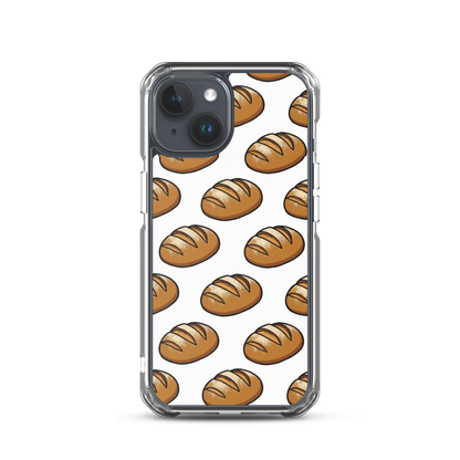 Floating Sourdough Loaves Pattern Clear Case for iPhone® iPhone 15 Bags & Accessories > Phone Cases ZomaModa