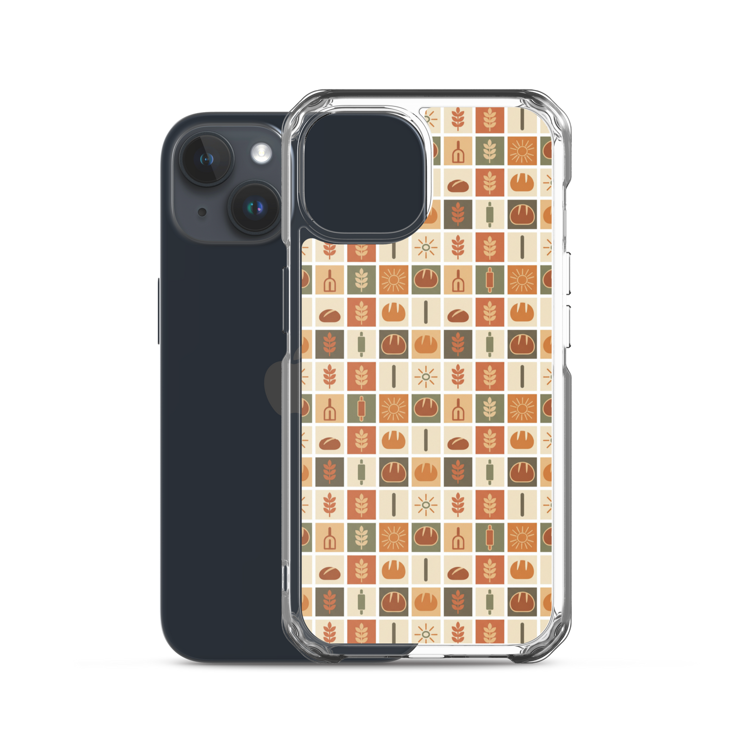 Retro Bread Stamp Clear Case for iPhone® Bags & Accessories > Phone Cases ZomaModa