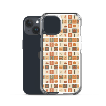 Retro Bread Stamp Clear Case for iPhone® Bags & Accessories > Phone Cases ZomaModa