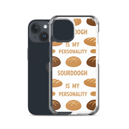 Sourdough Is My Personality Clear Case for iPhone® Bags & Accessories > Phone Cases ZomaModa