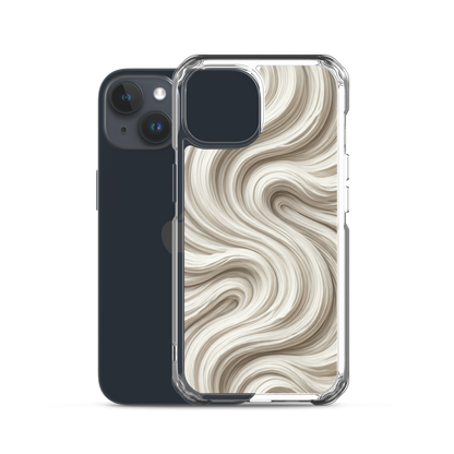 Minimal Flour Swirl Baking Clear Case for iPhone® Bags & Accessories > Phone Cases ZomaModa