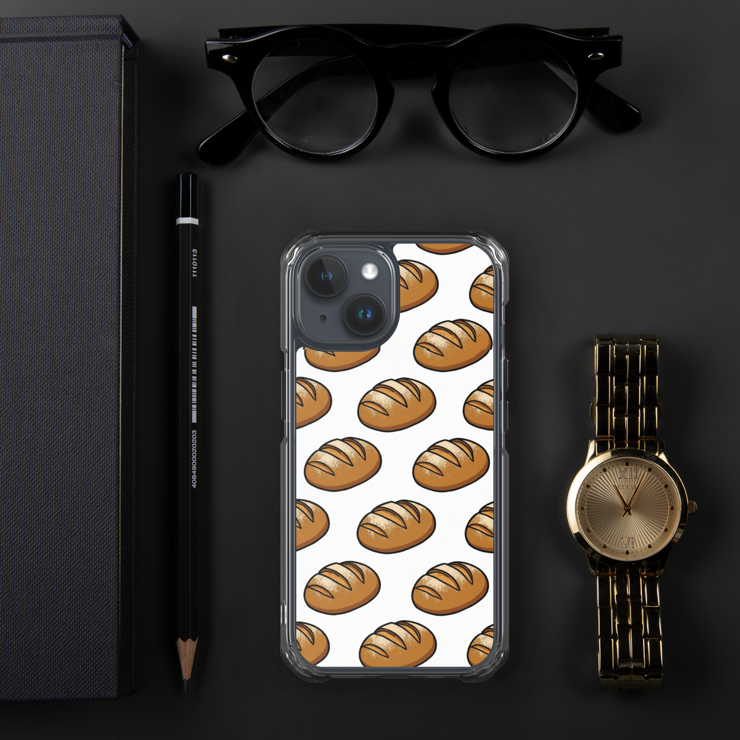 Floating Sourdough Loaves Pattern Clear Case for iPhone® Bags & Accessories > Phone Cases ZomaModa