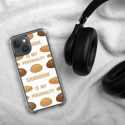 Sourdough Is My Personality Clear Case for iPhone® Bags & Accessories > Phone Cases ZomaModa
