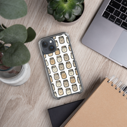 Cute Sourdough Starter Jars Clear Case for iPhone® Bags & Accessories > Phone Cases ZomaModa