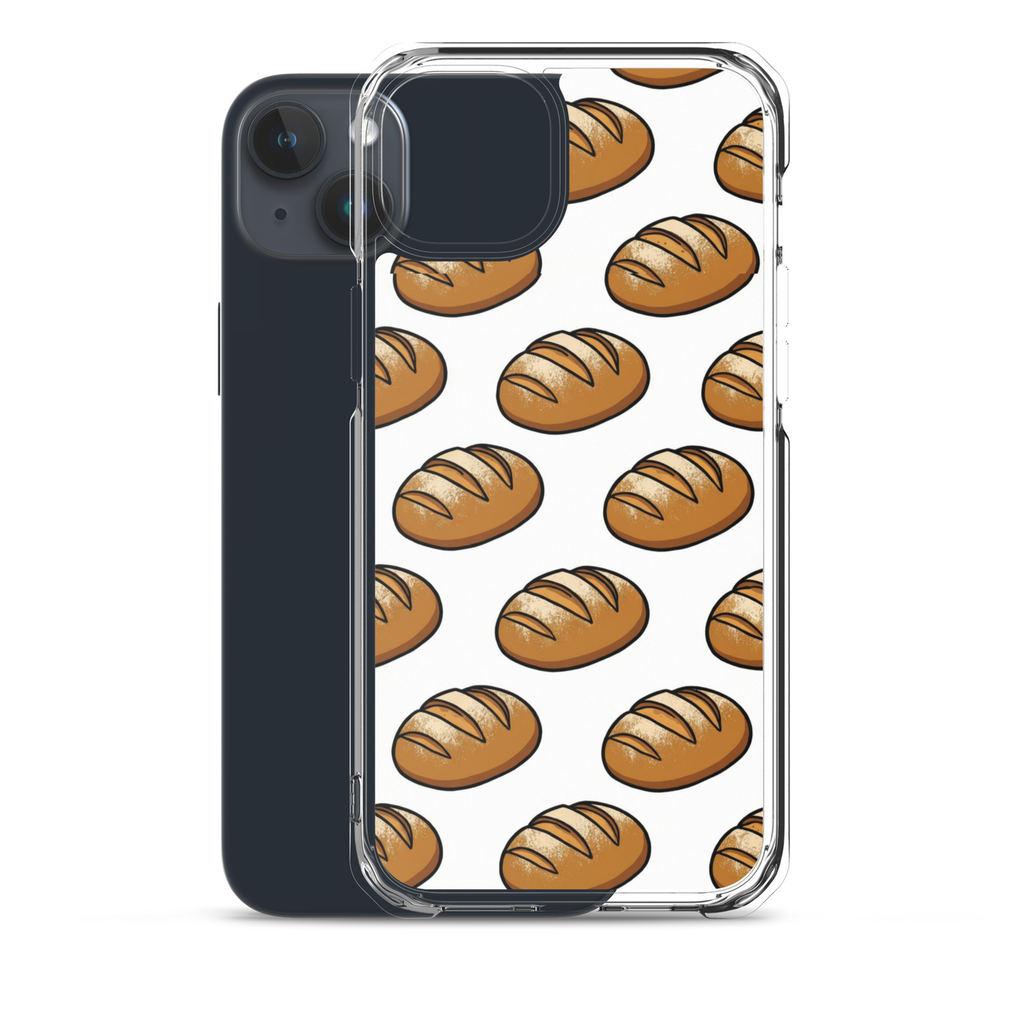 Floating Sourdough Loaves Pattern Clear Case for iPhone® Bags & Accessories > Phone Cases ZomaModa