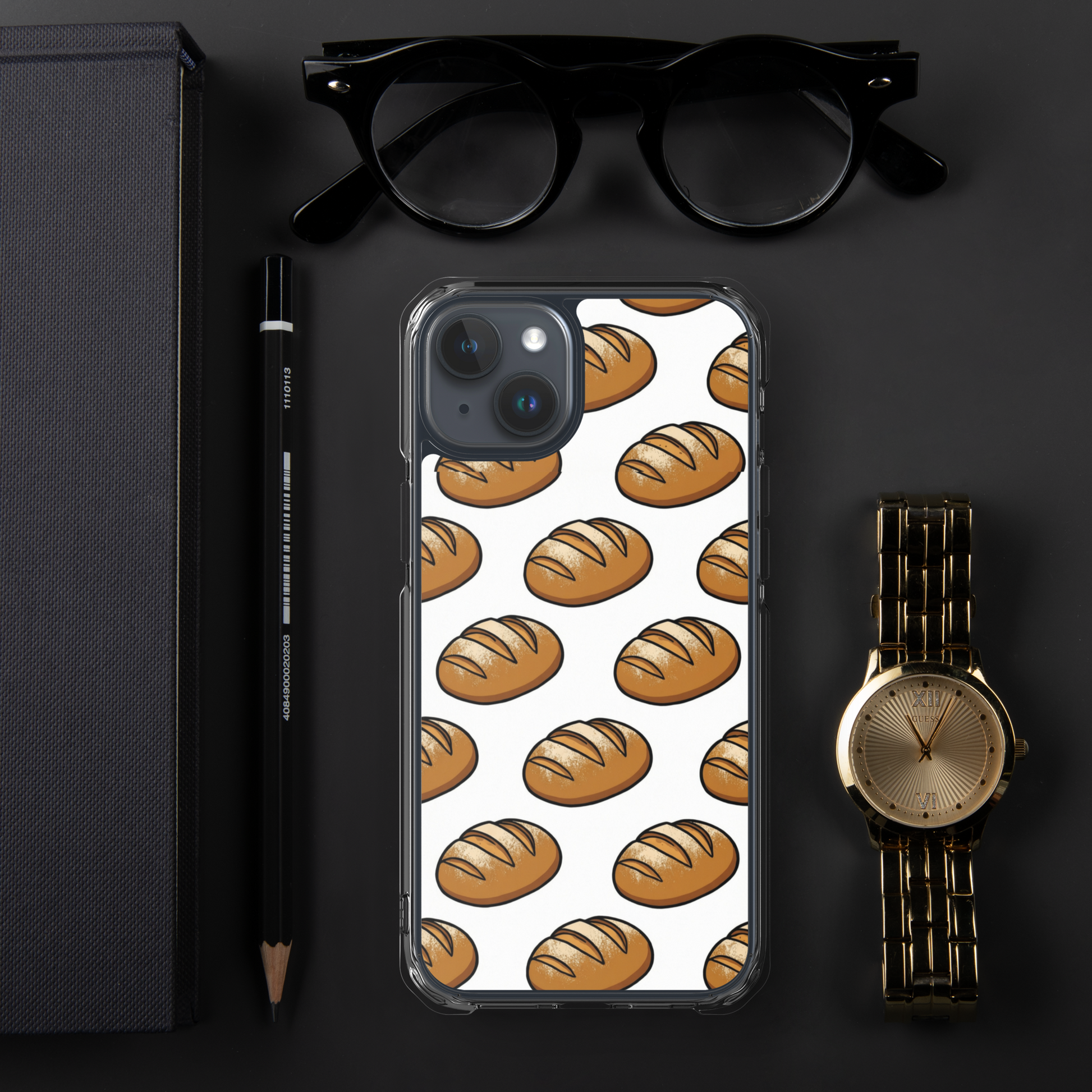 Floating Sourdough Loaves Pattern Clear Case for iPhone® Bags & Accessories > Phone Cases ZomaModa