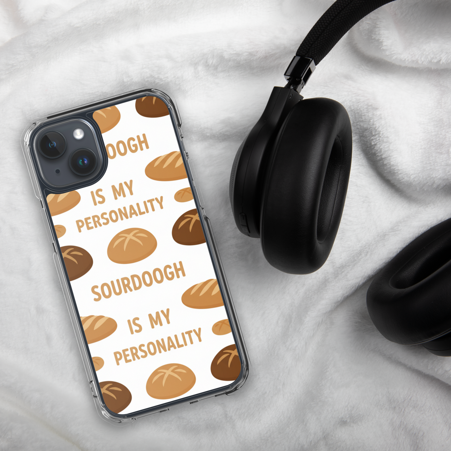 Sourdough Is My Personality Clear Case for iPhone® Bags & Accessories > Phone Cases ZomaModa