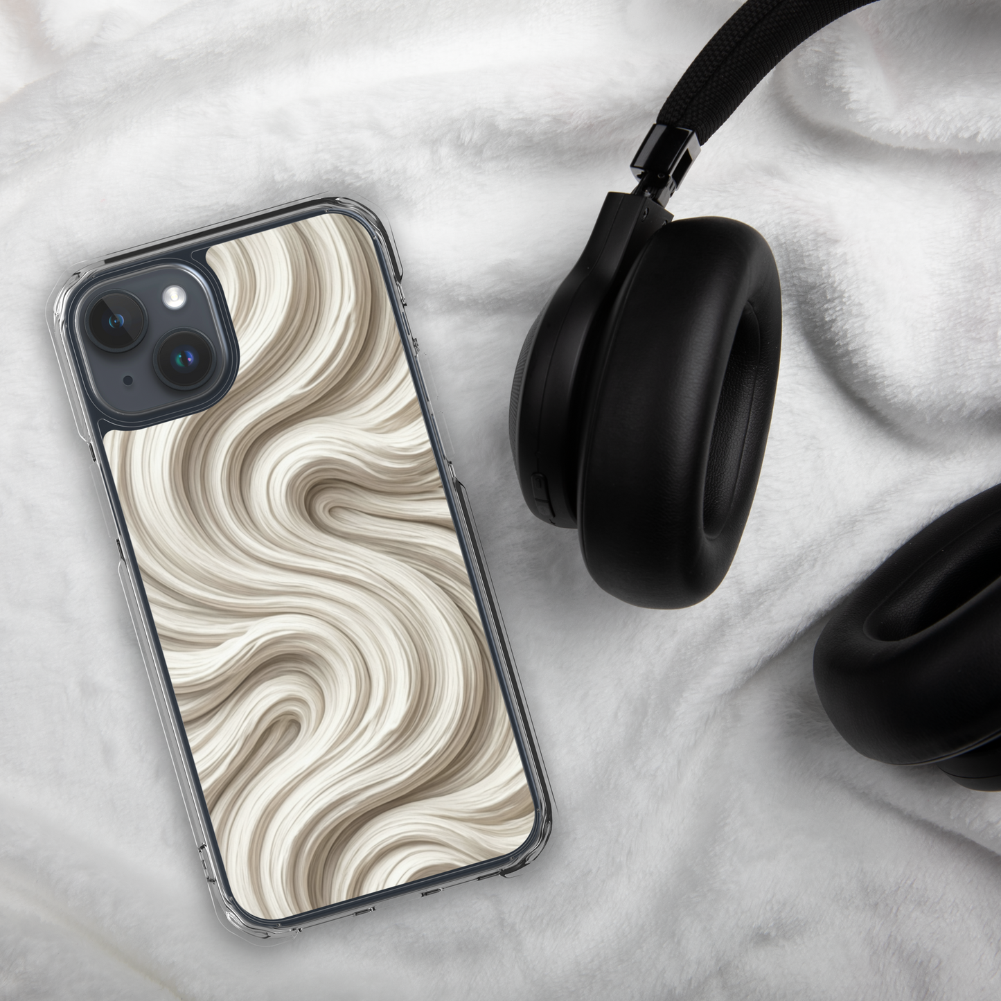 Minimal Flour Swirl Baking Clear Case for iPhone® Bags & Accessories > Phone Cases ZomaModa