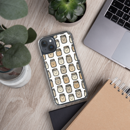 Cute Sourdough Starter Jars Clear Case for iPhone® Bags & Accessories > Phone Cases ZomaModa