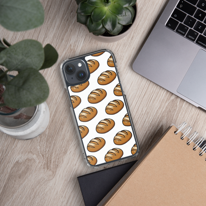 Floating Sourdough Loaves Pattern Clear Case for iPhone® Bags & Accessories > Phone Cases ZomaModa