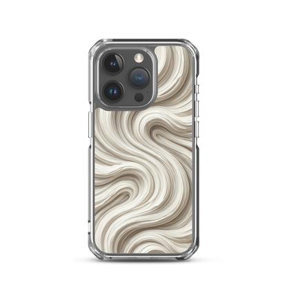 Minimal Flour Swirl Baking Clear Case for iPhone® iPhone 15 Pro Bags & Accessories > Phone Cases ZomaModa