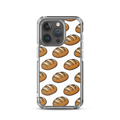 Floating Sourdough Loaves Pattern Clear Case for iPhone® iPhone 15 Pro Bags & Accessories > Phone Cases ZomaModa