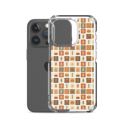 Retro Bread Stamp Clear Case for iPhone® Bags & Accessories > Phone Cases ZomaModa