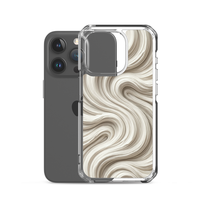 Minimal Flour Swirl Baking Clear Case for iPhone® Bags & Accessories > Phone Cases ZomaModa