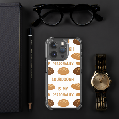 Sourdough Is My Personality Clear Case for iPhone® Bags & Accessories > Phone Cases ZomaModa