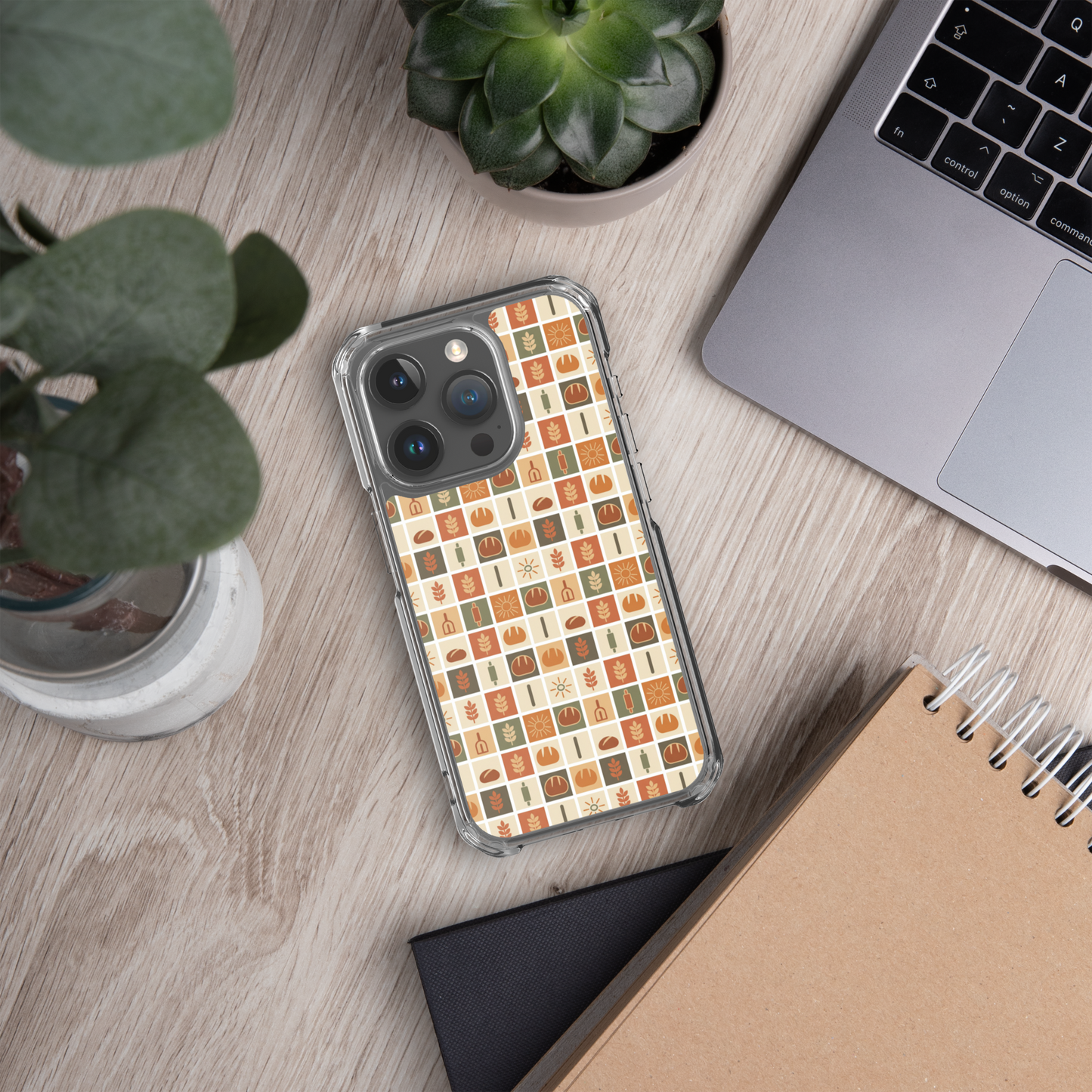 Retro Bread Stamp Clear Case for iPhone® Bags & Accessories > Phone Cases ZomaModa