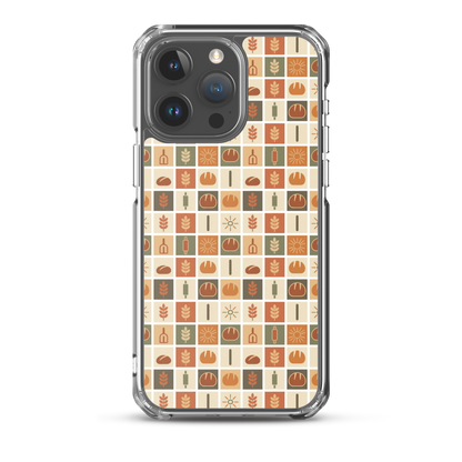 Retro Bread Stamp Clear Case for iPhone® iPhone 15 Pro Max Bags & Accessories > Phone Cases ZomaModa
